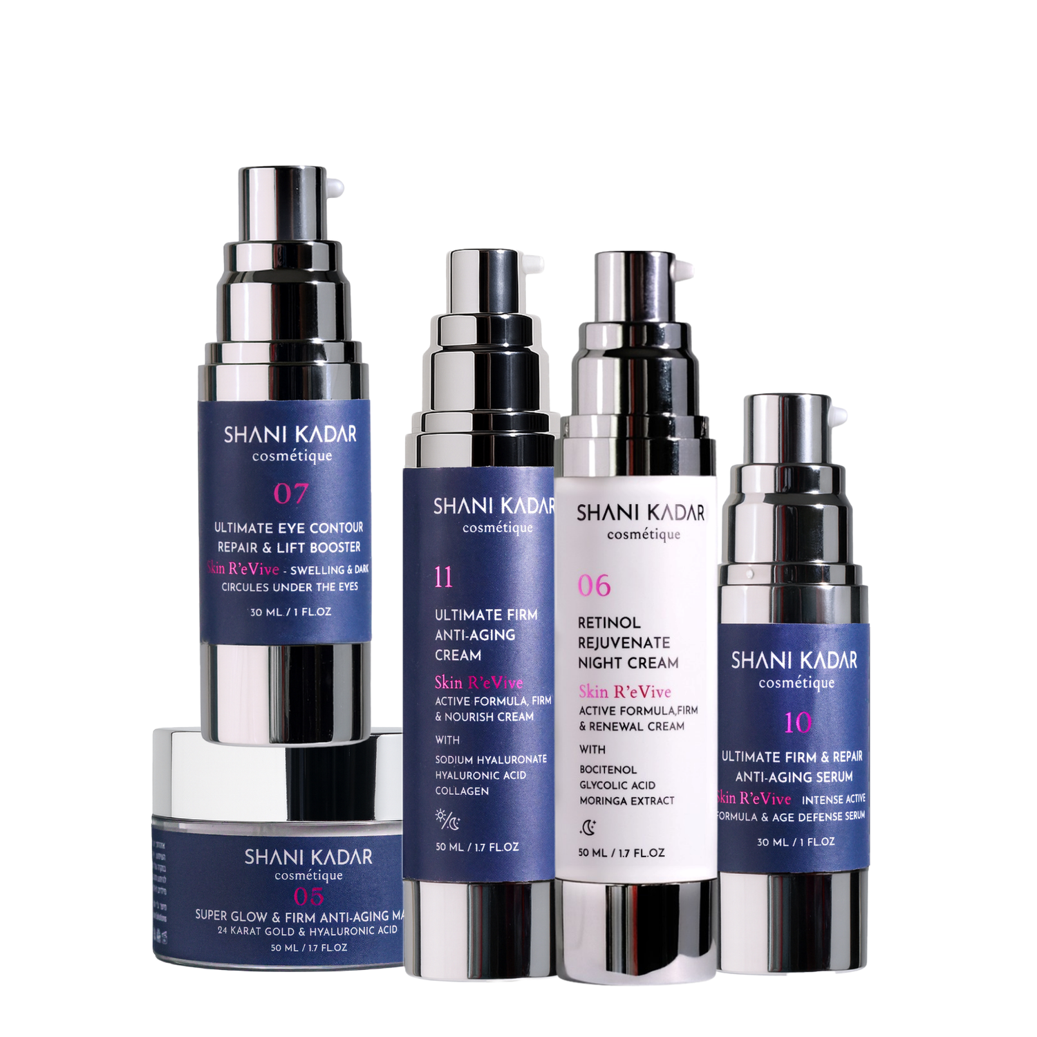 מַלְכוּת - ערכת אנטיאייג'ינג פעילה לחידוש, מיצוק וזוהר טבעי / Rejuvenation & Firming Ritual Set