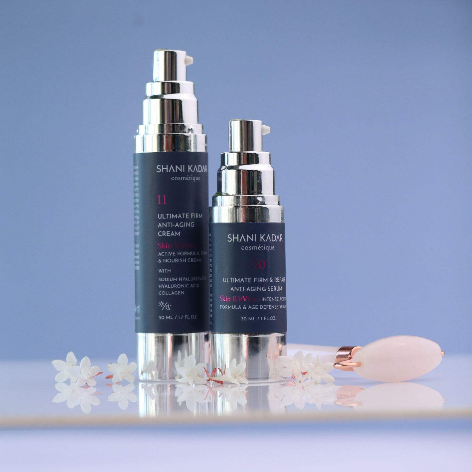 רולר קווארץ למיצוק ומתיחת העור / Quartz Roller For Skin Firming